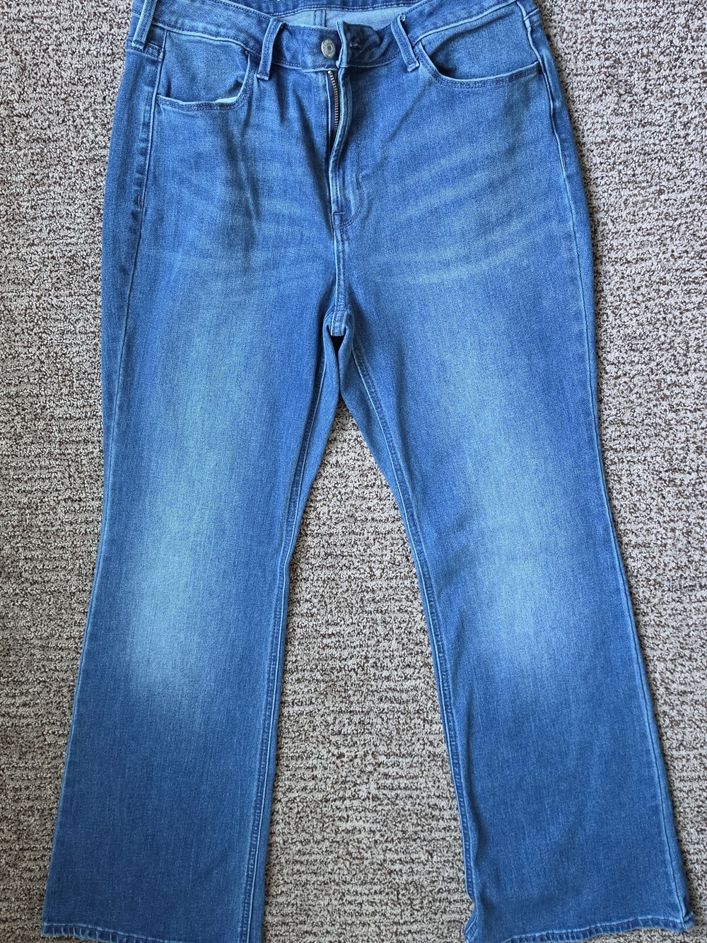 Old Navy Light Blue Flare Jeans